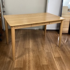 ダイニングテーブル（引き出し付き)【町田市再生家具】251093の画像
