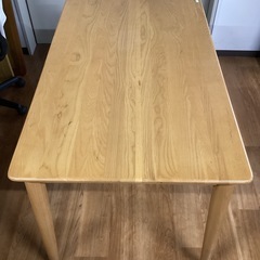 ダイニングテーブル（引き出し付き)【町田市再生家具】251093の画像