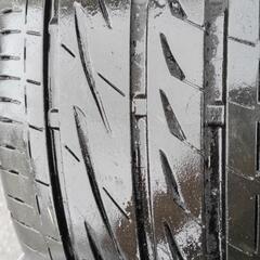 Raysホイール（5穴）、タイヤ付4本セット★アルファード他★30系前期ハイブリッド車装着の画像