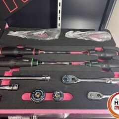 nepros ネプロス KTC NTX632WAZ ツールセット 32点 9.5sq ラチェット ソケット ケース 両開き 未使用品 【ハンズクラフト沖縄豊見城店】の画像