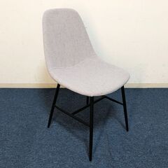 ブルックリンスタイルチェアーDC-159-F ライトグレー 美品 ファブリック椅子 桜屋工業ダイニングチェア・食卓椅子・デザインチェアの画像