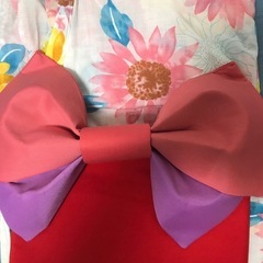 帯付きひまわり柄の浴衣　ゆかたの画像