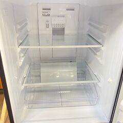 ジ279/ SHARP シャープ SJ-BK14Y-B 冷蔵庫 単身用 冷蔵冷凍庫 137L 2014年製 ブラック 黒の画像
