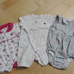 ベビー服　女の子　夏服ロンパース　70〜80