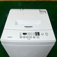 中古 2019年製！SUNRIZE6.0kg全自動洗濯機【md6k-wh】の画像