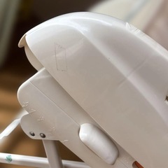 Combi コンビ　ベビーラック・チェア　ライトベージュハイローチェア　手動の画像