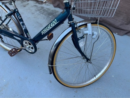 一旦終了します 自転車27インチ