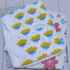 【未使用】手ぬぐい2枚＆タオル2枚セットの画像