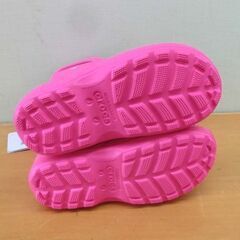 タグ付き未使用 クロックス レインブーツ 20cm 子供用 ハンドル イット J2 211052 ピンク かわいい 札幌市 西区 西野店の画像
