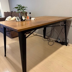lowya ダイニングテーブル　無垢材　一枚物　140×80 の画像