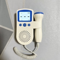 妊婦さん用アイテム２点セットお譲りします 🎧💓  iPhone15/16対応の胎教イヤホン ＆ 胎児心音モニター（ジェルなし） の画像