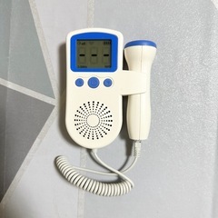妊婦さん用アイテム２点セットお譲りします 🎧💓  iPhone15/16対応の胎教イヤホン ＆ 胎児心音モニター（ジェルなし） の画像