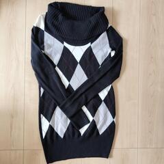 BUONA GIORNAIA アーガイル柄 ボトルネックセーター