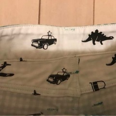 新品☆ショートパンツ・ロデオクラウンズ・サイズS・緑×白ギンガムチェック☆可愛いの画像