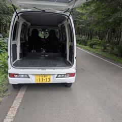 令和１年６月　ハイゼットカーゴDX　SA３　乗って帰れる アイドリングストップ　BluetoothAudioナビ　SA３ 車検９年６月20日　ＡＴ　ガソリン/LPG燃料のハイブリッド車　コミコミ48万円の画像