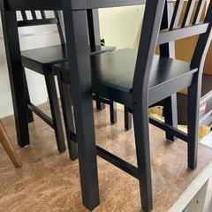 IKEA イケア　ダイニングテーブル　チェア3点セットの画像