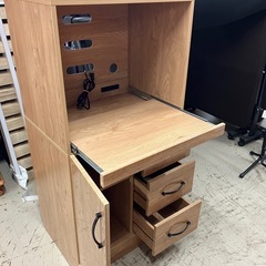 ⭐︎値下げ⭐︎O 2507-302 ぼん家具 レンジ台 北欧風 キズ 汚れありの画像