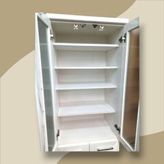 ニトリ　スリム食器棚　スリムキッチンボードの画像