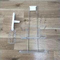 ニトリ　ステンレスシャワーラック2段(スクエア)の画像