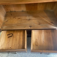 状態込み 昭和初期 レトロ棚 木製 観音開き 収納家具  アンティーク ビンテージ 和風 飾り棚 キャビネットの画像
