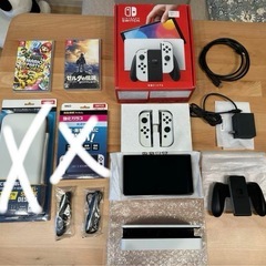 Nintendo Switch 有機ELセット+マリオパーティー&ゼルダの伝説の画像