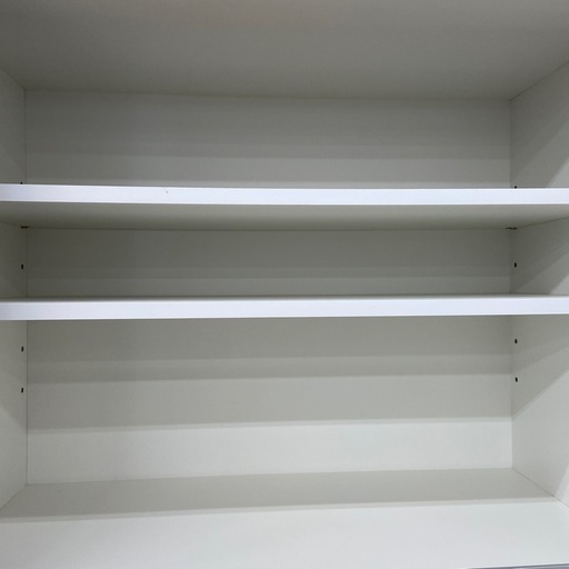 松田家具　レンジボード　2枚扉　ホワイト