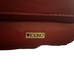 【未使用品】VIOLINO　1人掛総皮ソファの画像