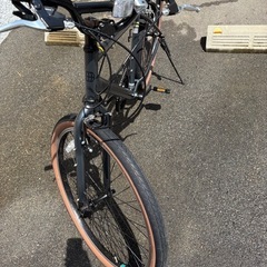 クロスバイク　27.5インチ　7変速 マットブラック　の画像
