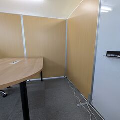 ローパーテーション 木目調 幅1200×高さ1800mm 連結可 床置き（2枚セット）の画像