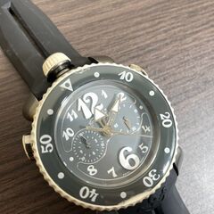 ￥5000/9754-09  時計/GaGa MILANO/ガガミラノ/REF.7013/N.1454/ブラック/現状品/腕時計の画像