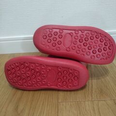 子供用長靴（ショート丈）　17cm 赤色　KenKenPaの画像