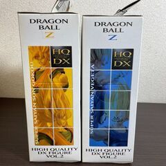 ￥1000/9604-06  フィギュア/ドラゴンボールZ/バンプレスト/組立式/ハイクオリティDXフィギュア/孫悟空/スーパーサイヤ人/ベジータ/外箱あり/未開封品/二個セットの画像