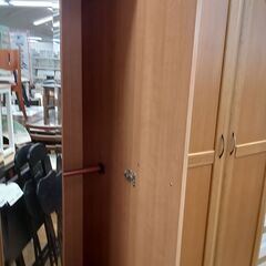 値下げしました!!★リユースのサカイつくば店★TK5830  洋服ダンス ナチュラル H180×D56×W80 クリーニング済みの画像