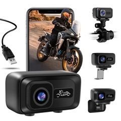 【新品未使用】2K バイク用 ドライブレコーダー 小型 ループ録...