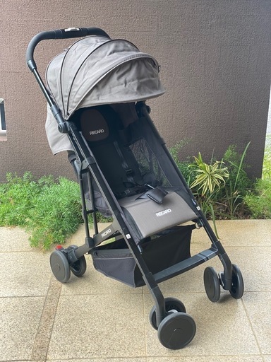 ベビーカー　RECARO 美品 グレー×ブラック