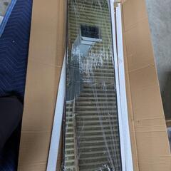 74t 全身鏡 姿見 鏡 壁掛け スタンドミラー かがみ 折りたたみ 自立 軽量 薄型 アルミ合金 30×120cm 直角型 完成品 大型 おしゃれ 飛散防止 地震対策 ブラックの画像