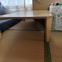中古　ニトリ　ローテーブルの画像