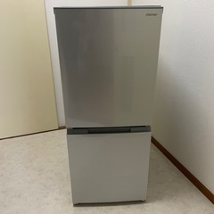 SHARP ノンフロン冷凍冷蔵庫 152L SJ-D15G-S シルバー 2020年製 の画像