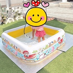 INTEX サンシェードプール　屋根付き　イエロー　美品の画像