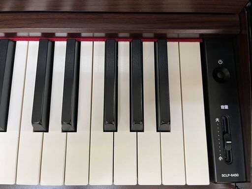 YAMAHA 電子ピアノ 木製鍵盤 SCLP-6450 【無料配送可能】 YAMAHA SCLP-6450 17年製 中古 電子ピアノ 木製鍵盤