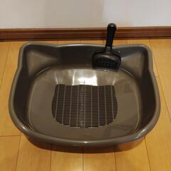 美品 猫用 システムトイレの画像