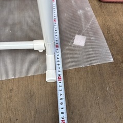 伸縮出来る２列物干しの画像