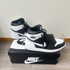 Nike Air Jordan 1 Retro High OG "Black/White"の画像