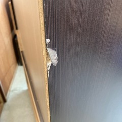 K2507-119 ワードローブクローゼット ダークブラウン 上下分割可 キズ汚れ有りの画像