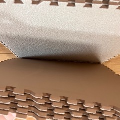 ニトリ　ジョイントマット　洗える　柔らか起毛　9枚の画像