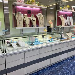 閉店につき　店舗什器　お譲りします　宝飾　Gケース　ガラスケース　ショーケースの画像