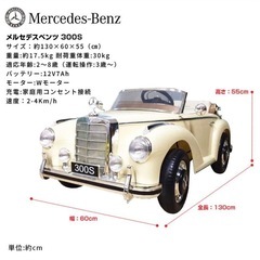 乗用ラジコンベンツ 300S BENZの画像