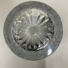 ☆値下げ☆Y2507-307  花瓶 カメイガラス クリスタル キズ汚れ有りの画像