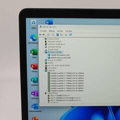 GTX1050 グラボ搭載フルHD 15.6 ASUS ゲーミング ノートPC ZenBook PRO UX550V Core i7-7700HQ windows11 home 16GB SSD512GB  カメラあり オフィス (B988)の画像