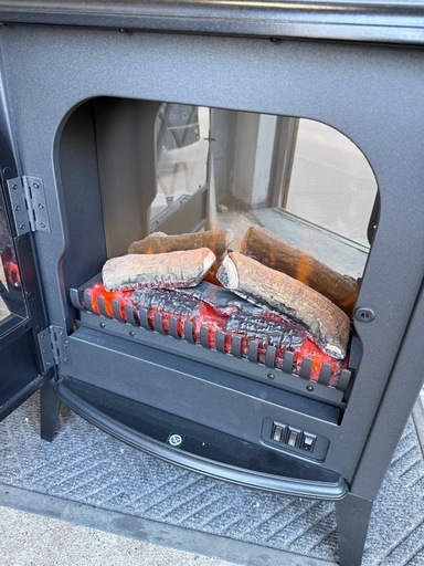 札幌市内配送可 美品 19年製 DIMPLEX ディンプレックス 電気暖炉 Ritz RIT12J 電気ファンヒーター 暖房目安2.5
